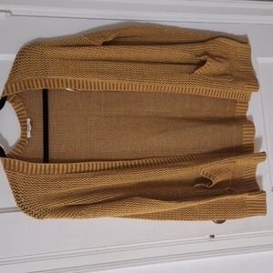 Mudd mustard cardigan Size S